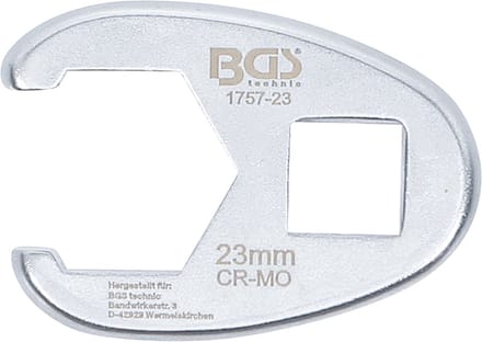 BGS Vierkante moersleutel aandrijving 12,5 mm (1/2") SW 23 m...
