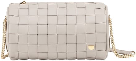 DuDu Abigail Crossbody tas Leder 19.5 cm - Dames - pearl grey