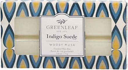 Greenleaf Wax Bar Indigo Suede
