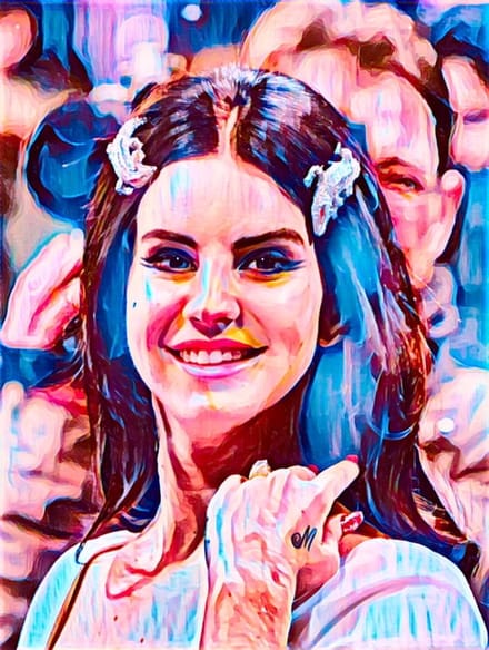 Lana Del Rey 3 - Canvas - 70 x 100 cm