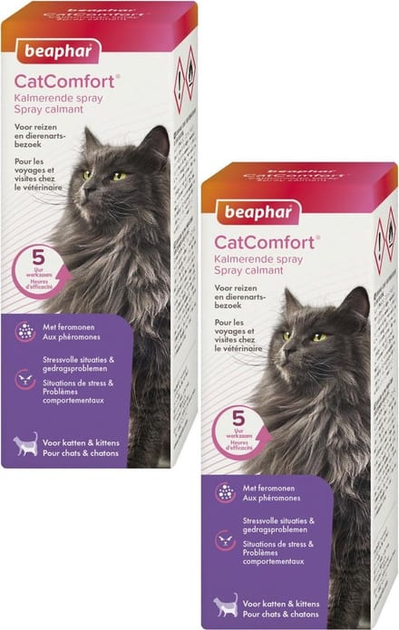 Beaphar Catcomfort Kalmerende Spray - Anti stressmiddel - 2 x 60 ml