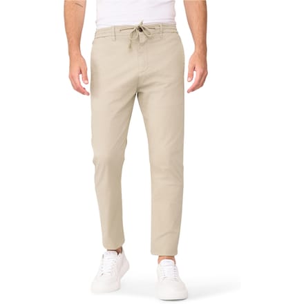 Cotton Chino Pant Prime Sand - M - Solution Clothing