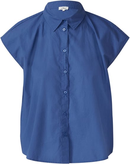 s.Oliver - female - Overhemdblouse van popeline in een relaxed fit