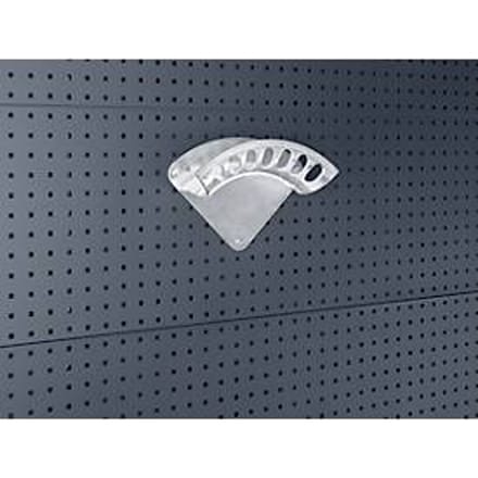 Slanghouder Perfo X, B 415 x D 190 x H 305 mm, gegoten aluminium, grijs