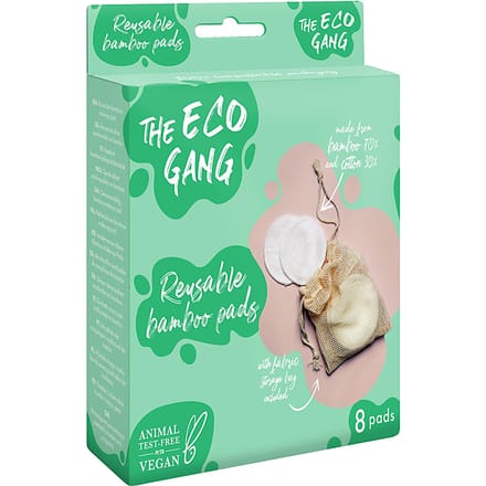 The Eco Gang Herbruikbare Bamboe Wattenschijfjes - 8 stuks