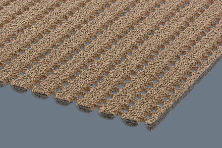 Gravel Scrape Loper Antislipmat op rol - Breedte 120 cm - Zand - per strekkende meter
