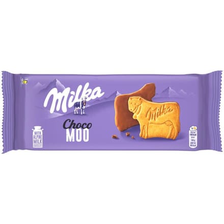 Cookies Choco Moo Milka enrobés de chocolat au lait 120 g