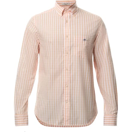 Gant Overhemd Classic Poplin Gingham Check Peachy Orange / male