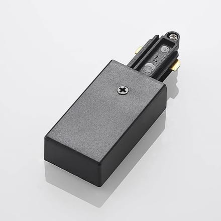 Lindby eindvoeding, zwart, 1-fasensysteem