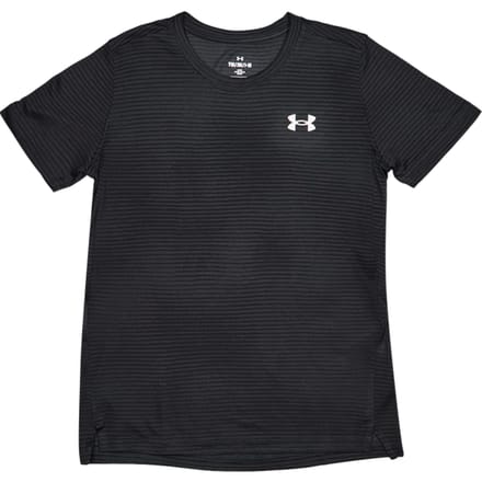 Under Armour Tech T-shirts Kinder - Zwart - Maat 122 - 127 CM - Poly Jersey