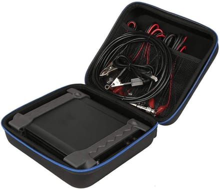 USB Oscilloscope 1008C - Virtual 8-Channel - Vehicle Diagnostic Function - USB 2.0 Interface - DAQ Signal Generator - Portable Storage Bag