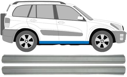 Reparatie dorpel voor Toyota Rav4 2000-2005 / Links + Rechts / Set