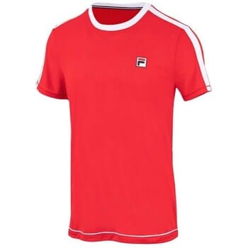 Fila Elias T-shirt Heren-Rood,Wit