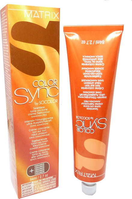 Matrix Color Sync by Socolor Crème tint haarkleuring zonder ammoniak 84ml - 03V Dark Brown Violet / Dunkelbraun Violett