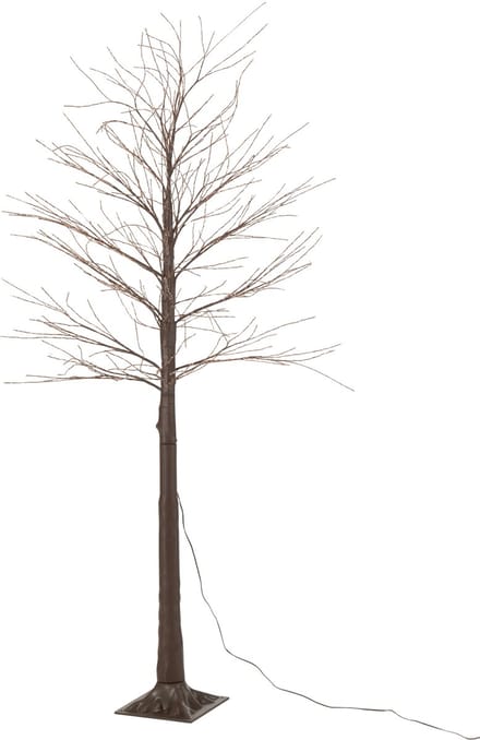 J-Line decoratie Boom 2000 Led - metaal - bruin - medium
