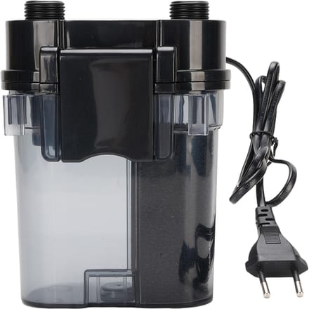 Aquariumfilter Ontwerp voor Lage Waterstand Compact Extern Wandgemonteerd Vistankfilter voor Buitenvijver EU Stekker 220V gray