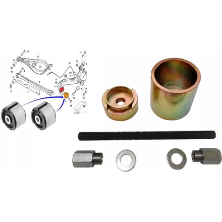 AMD TOOLS - Gereedschap Voor Achterste Ophangingsbushings - BMW E36 E46 X3 E83