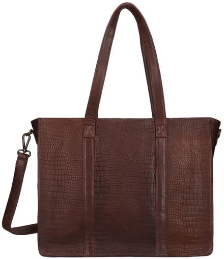 DIMAGINI Lana Croco Workbag 15.6 dark brown