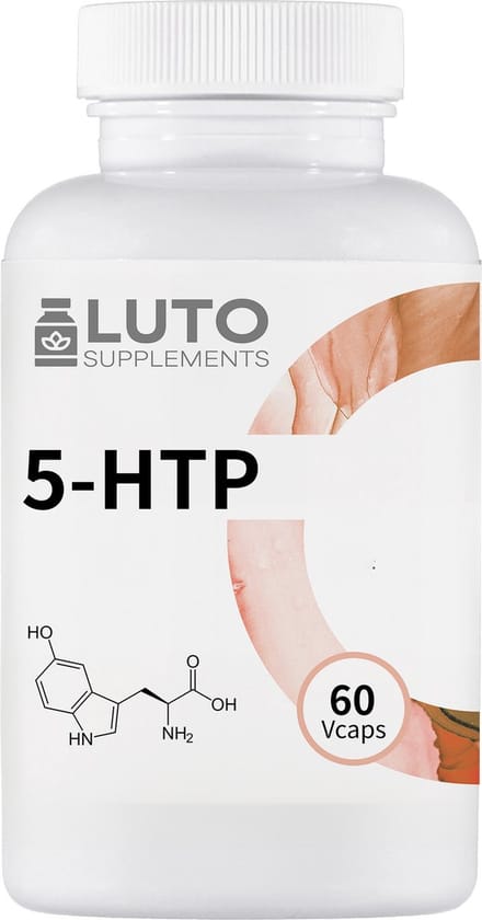 5-HTP - Griffonia - 375mg - Waarvan 20% 5-HTP (75mg) - Vitamine B6 - 60 capsules - LUTO Supplements