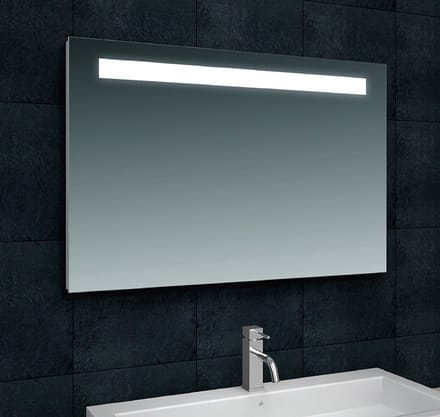 Badkamerspiegel Tigris - 100x80cm - Geintegreerde LED Verlichting - Lichtschakelaar