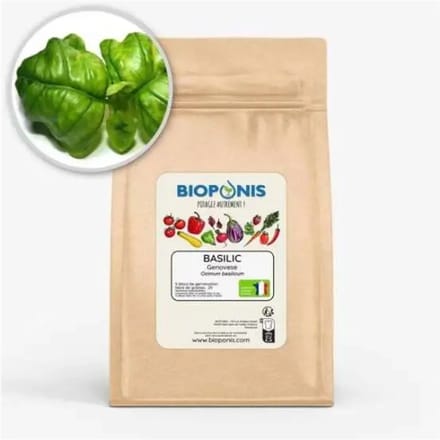 Voeding voor de moestuin Bioponis Basilic Genovese (x5)