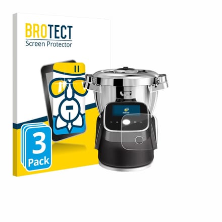 Screenprotector 3 Stuks voor Moulinex i-Companion Touch Pro Beschermglas transparant