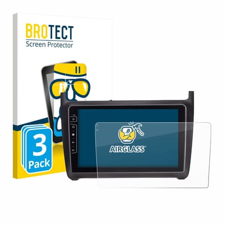 Screenprotector 3 Stuks voor Dynavin D9-69H Premium Flex 9" Beschermglas transparant