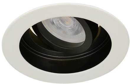 LED inbouwspot Daniel -Verdiept Wit -Extra Warm Wit -Dimbaar -4W -Philips LED