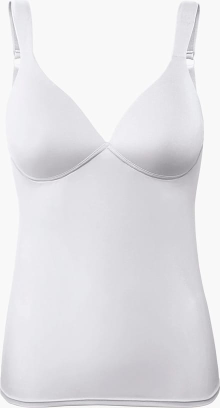 Naturana hemd met padded BH zonder beugels maat 95A wit