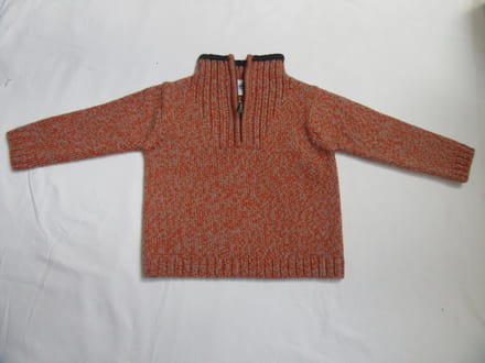 petit bateau , jongens , trui , gebreid , met ritsje , 12 maand 74
