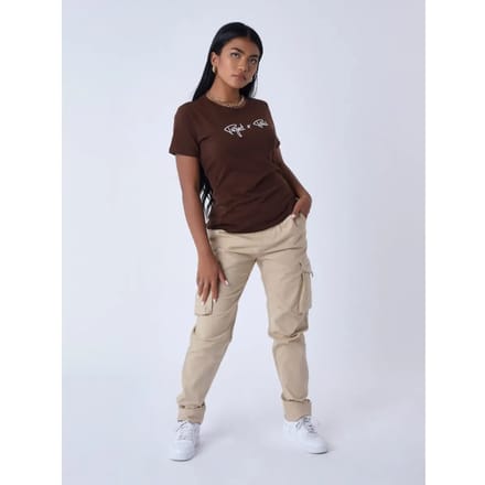 Dames t-shirt met geborduurd logo Project X Paris Basic