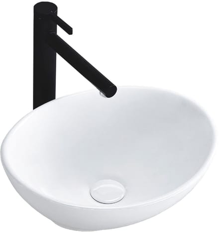 Rea Sofia White Opzetwastafel Wit 41x34,5 cm