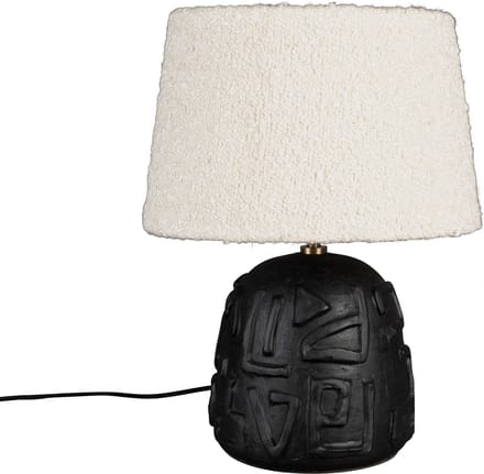 Dutchbone Renzo Tafellamp - Zwart