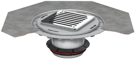 ACO Opzetstuk AV-Selecta 148x148/K3 PP/spleetrooster V2A vergrendelbaar, 9579.60.91