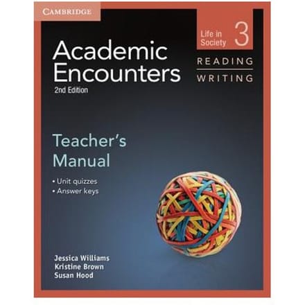 Academic Encounters Level 3 Teacher's Manual Reading And Writing - Jessica Williams