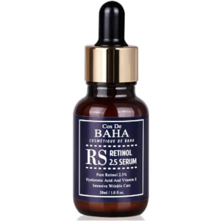 Cos De BAHA, RS, Retinol 2.5 Serum, 1 fl oz (30 ml) black
