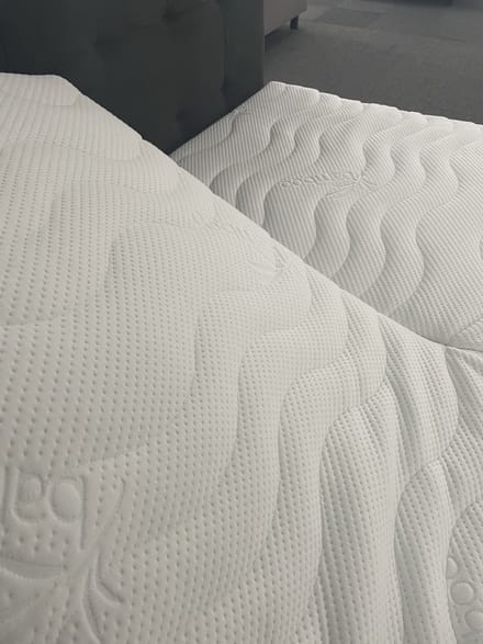 SPLIT - topper HOES - TIJK - topper berschermer dubbeldoek hoes - afritsbaar -  180x190x8 cm