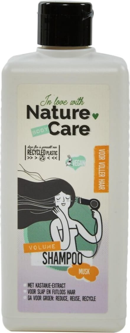 Nature Care Shampoo Volume Met Kastanje - 500 ml