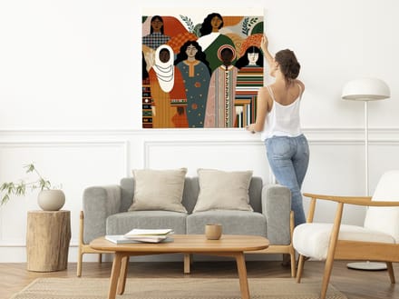 Kunstprint | Wanddecoratie | Dibond | 100 × 100 cm