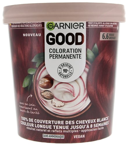 Garnier Goed Permanent Kleur Zonder Ammoniak 160 ml (Kleuren : 6.6 Granaatappel Rood)