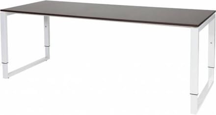 Verstelbaar Bureau - Plus 200x80 robson - wit frame