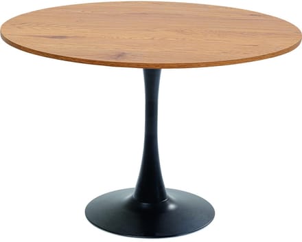 Eettafel Schickeria Ø110cm eik en zwart Kare Design