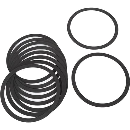 10 stuks EVA luidsprekerafdichtingsringen 210mm OD 184mm ID 10mm breedte 2mm dikte woofer luidspreker schuim black