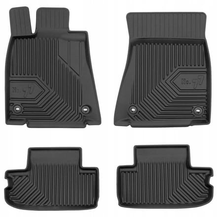 FROGUM 77 Automatten - Geschikt voor LEXUS RC RWD (vanaf 2014) - TPE Rubber - Zwart
