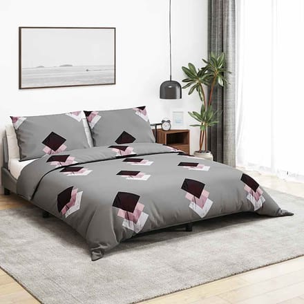 vidaXL - Dekbedovertrekset - 200x200 - cm - katoen - meerkleurig