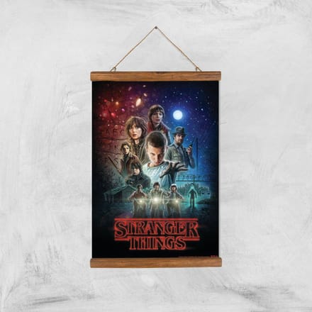 Stranger Things Season One Poster Giclee Art Print - A3 - Wooden Hanger