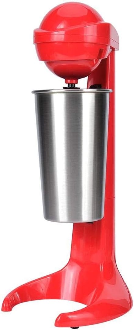 Milkshake Maker - Drank Mixer - Luxe Drankjes Maken - Krachtige Koperen Motor - 500 ml - Rood