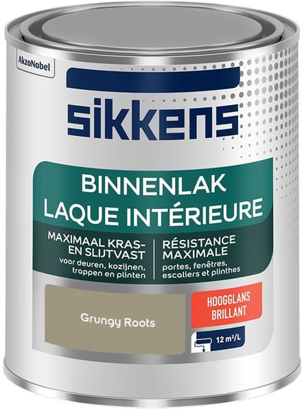 Sikkens - Binnenlak Hoogglans - Grungy Roots - Mengverf - 750 Ml