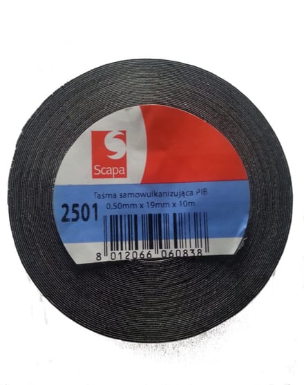 Scapa Zelfvulkaniserende Isolatietape Zwart 19mm x 10m
