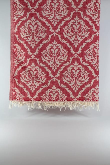 Isinda– Turkse hamamdoek – 100x180 cm – katoen – licht & sneldrogend – rood